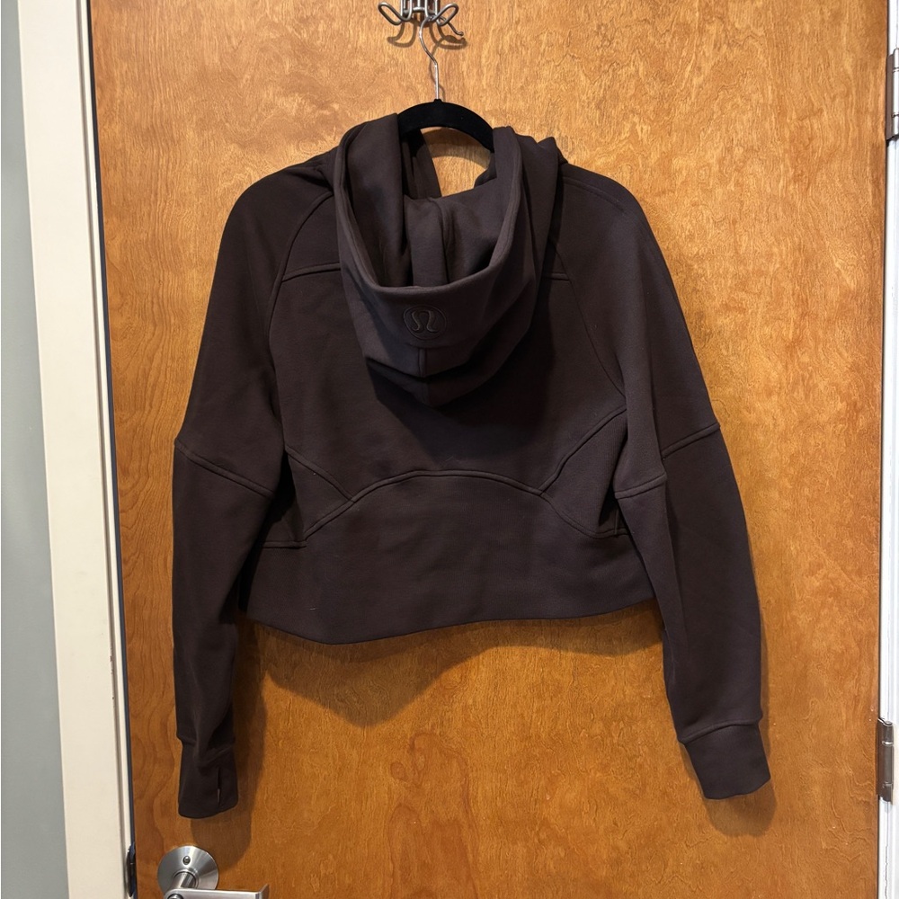 Lululemon Scuba Cropped Half Zip Espresso XS/S - Picture 3 of 4